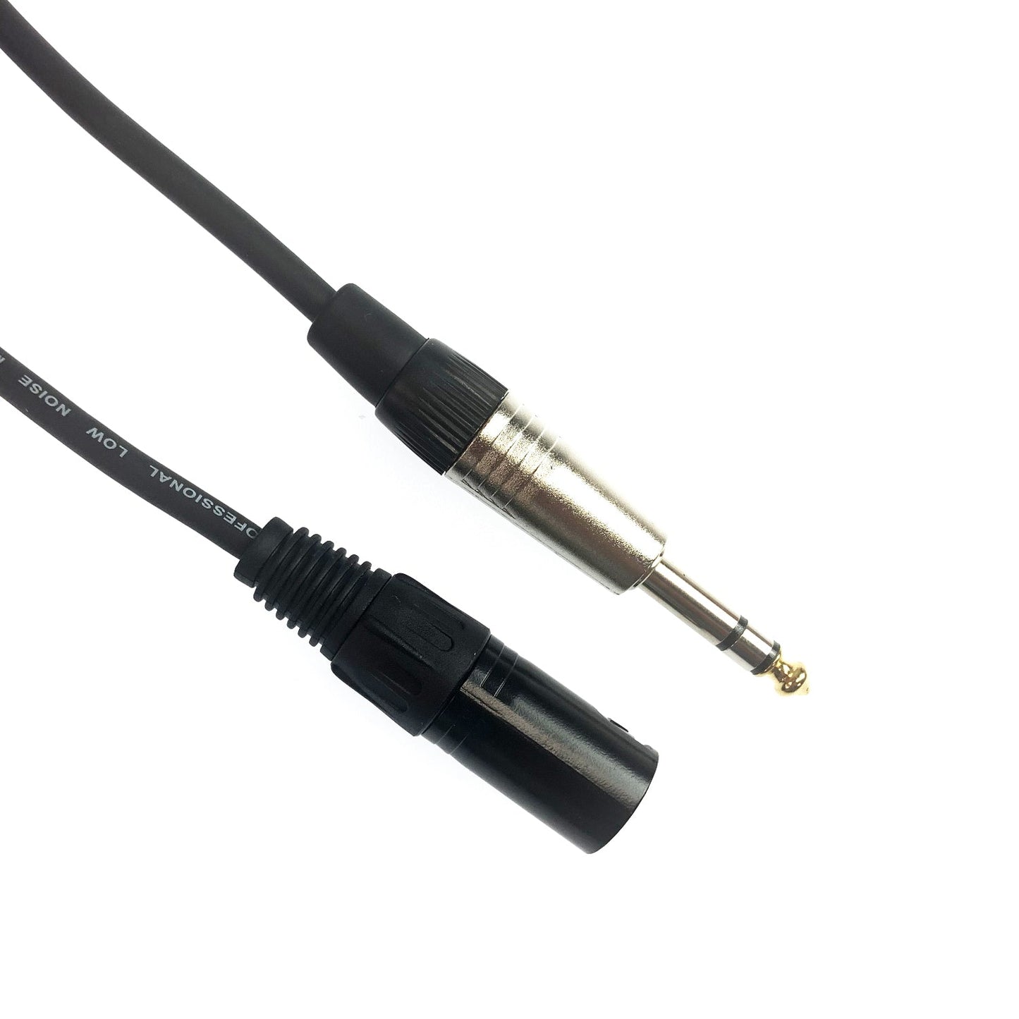 ACL 6.35mm 1/4 inch TRS Jack to XLR Male Balanced Interconnect Cord Patch Cable for Mixer Power Speaker Acoustic Guitar Studio Monitor