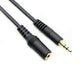 Aux 3.5mm Headphone Extension Male to Female Audio Stereo Cable with Silver-Plating Copper Compatible with iPhones Tablets