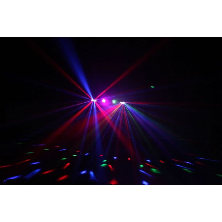 CR Mix Party Bar Pro Giga Derby Par can UV Strobe RG Laser Wireless footswitch Controller Stand and Carry bag