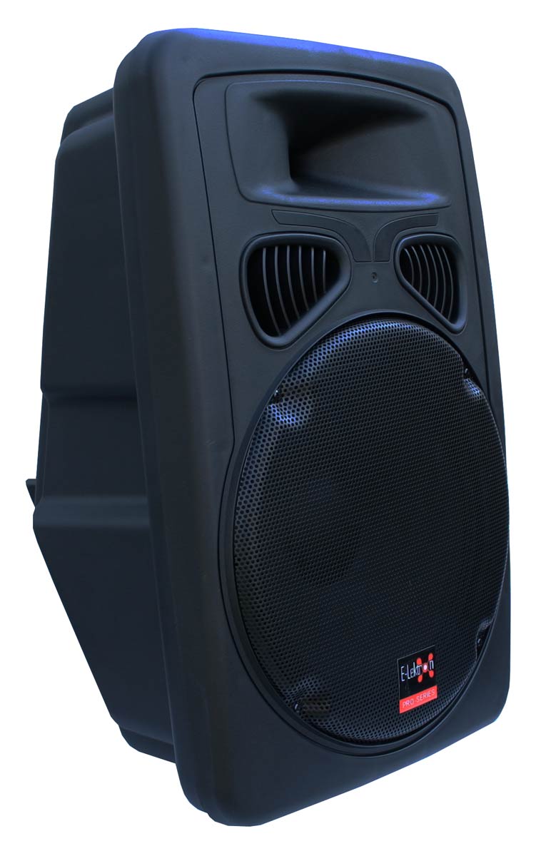 E-lektron 15" inch Powerful 900W Active Speaker Set Loud Digital Sound System PA Bluetooth with Speaker Stand and RCA Cable