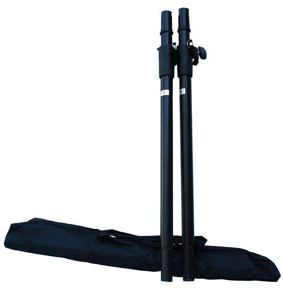 E-Lektron EL180544 SPS-B5 A pair of Adjust Speaker Stand Mounting Pole for Subwoofer Satellite PA Systems with carry bag