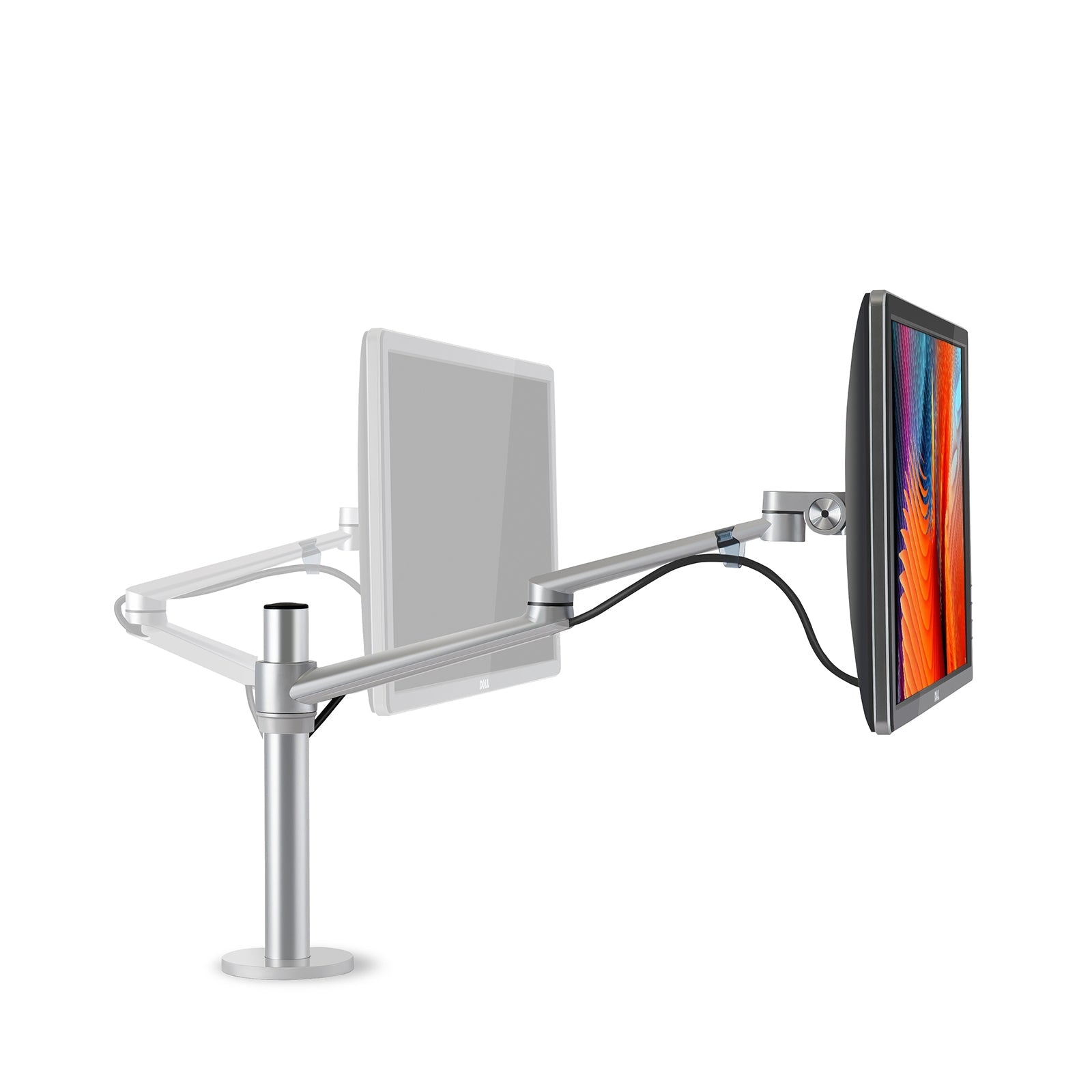DL Premium Single Arm LCD Monitor Desk Mount Height Adjustable freely ...
