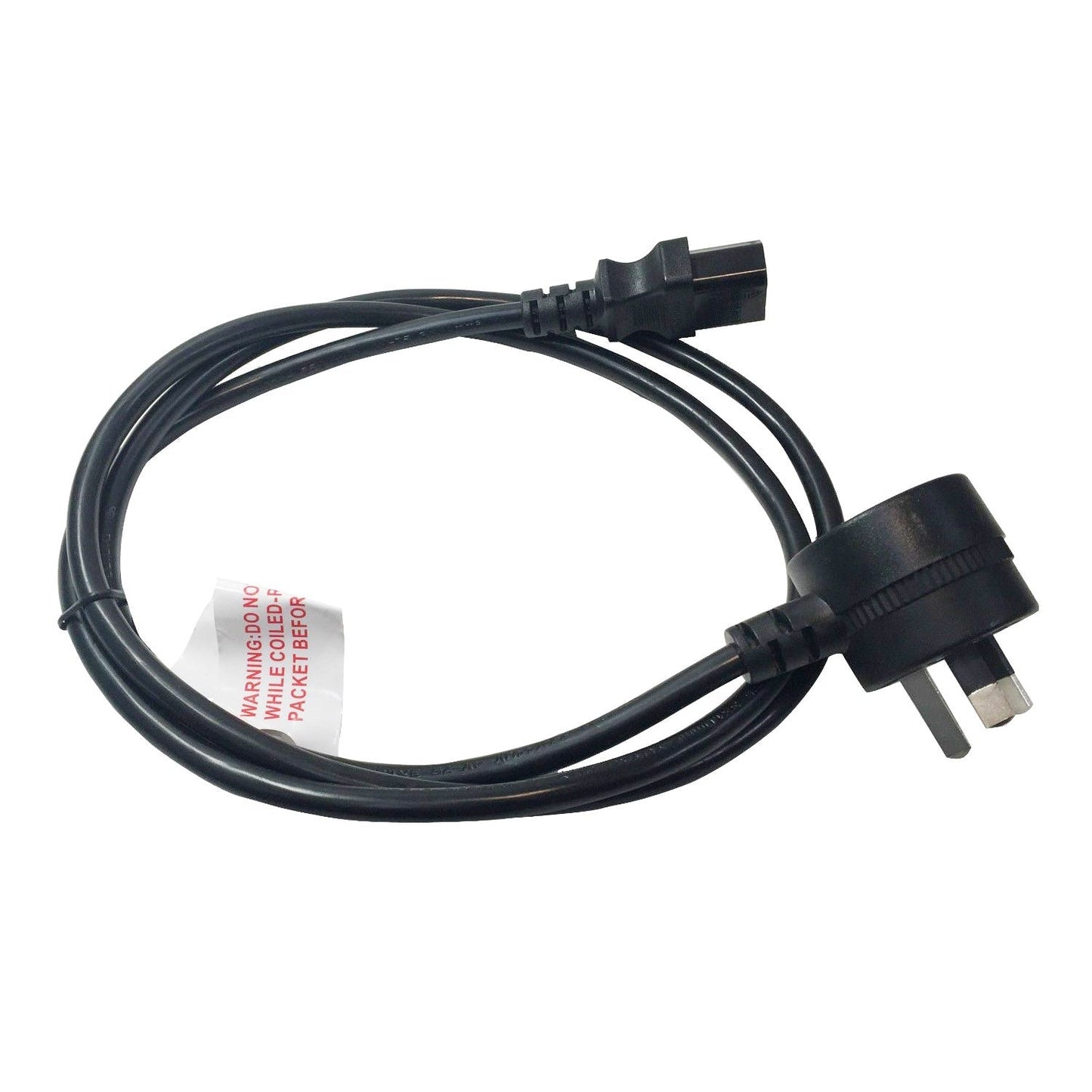 DL 2 Meter Piggyback Power IEC Cable  3 Pin Plug 240V 10Amp SAA Approved