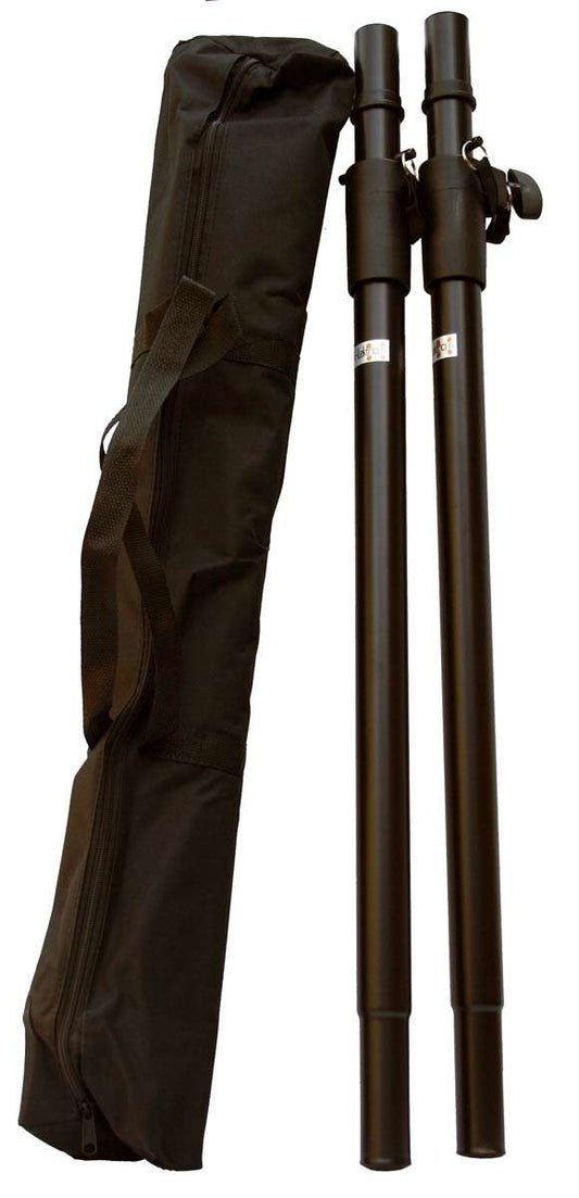 E-Lektron EL180544 SPS-B5 A pair of Adjust Speaker Stand Mounting Pole for Subwoofer Satellite PA Systems with carry bag
