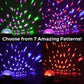 CR Lite LED Star Ball 6 X 3W Red Green Blue Purple Yellow White Effect Light IR Remote
