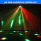 CR-Lite 9W LED Mushroom Flower Effect DJ Party Disco Light Stage Lighting USB C Port IR Remote Control